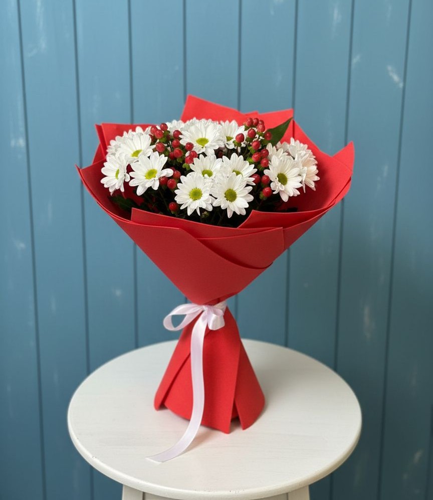 Букет цветов из: Хризантемы в Гнилом