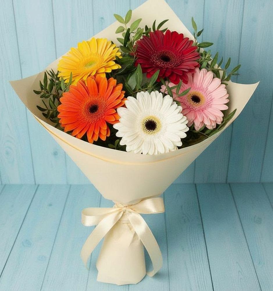 Букет цветов из: Герберы в Гнилом