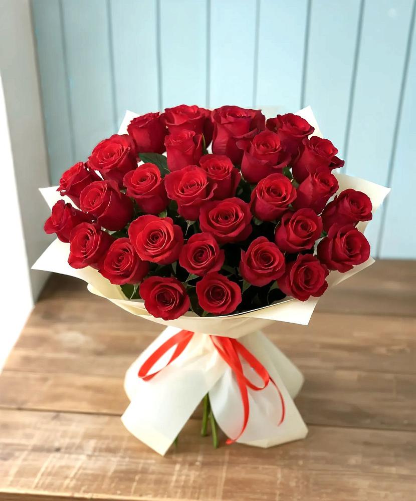 Букет 29 Красных роз в Гнилом