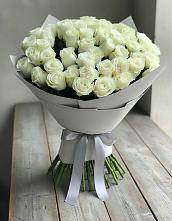 Букет 35 Белых роз #REPLACE_PRED# Гнилом
