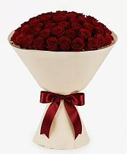 Букет 101 Бордовая роза Блэк Бакарра в Гнилом