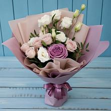 Букет цветов из:  Розы и Лизиантусы в Гнилом