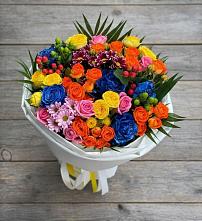 Букет цветов из:  Розы и Хризантемы #REPLACE_PRED# Гнилом