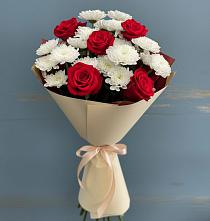 Букет цветов из:  Розы и Хризантемы в Гнилом