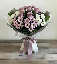 Букет цветов из:  Хризантемы и Розы в Гнилом