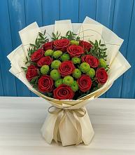 Букет цветов из:  Розы и Хризантемы в Гнилом