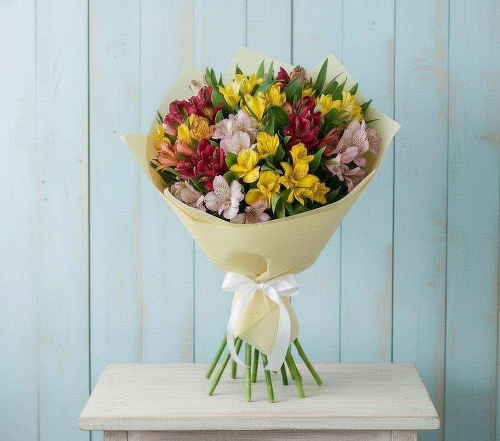 Букет цветов из: Альстромерии в Гнилом